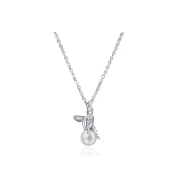 DFALLA S925 Silver/pearl Oyster Beads Necklaces Women's