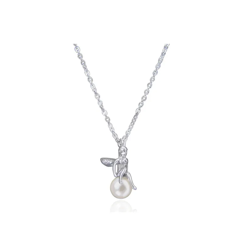 DFALLA S925 Silver/pearl Oyster Beads Necklaces Women's-0