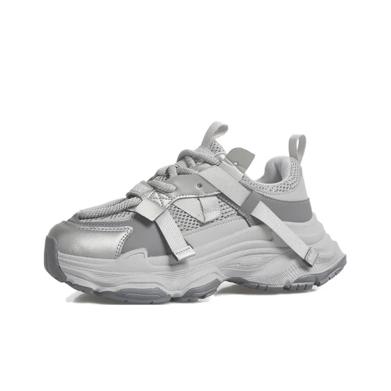 Topland Anti-Slip And Wear-Resistant Support Height Increasing Low-Top Chunky Sneakers Women's-4