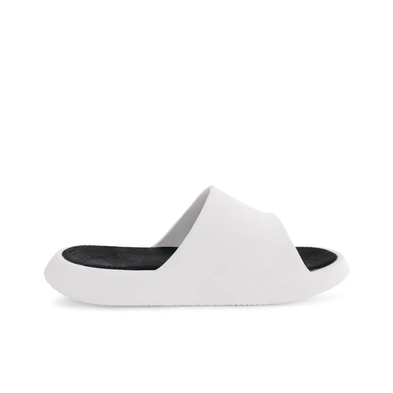 PEAK Tai Ji1.0 Slip Resistant Abrasion Resistant Slide Slippers Unisex White Black-1