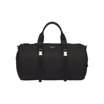 PRADA Re Nylon Saffiano Leather With Nylon Crossbody Bag, Handbag, Travel Bag Men's Black