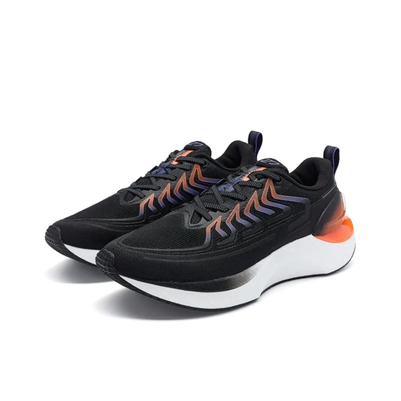 XTEP Wind And Fire 27 Generations Running Shoes Men Low Top Black/Orange Sweet Persimmon-2
