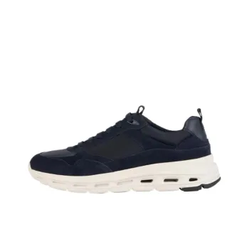 GEOX Hoverstream Anti-Slip Wear-Resistant Low-Top Casual Shoes Men's Marine Blue