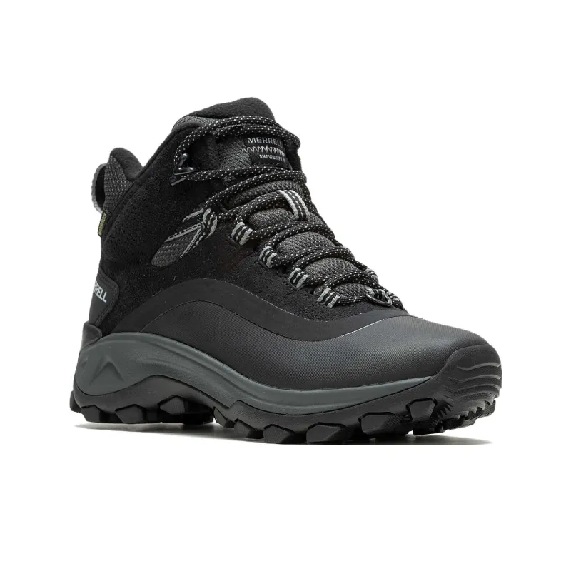 MERRELL Water-Resistant Wear-Resistant Slip-Resistant Short Outdoor Boots Women's Black-2