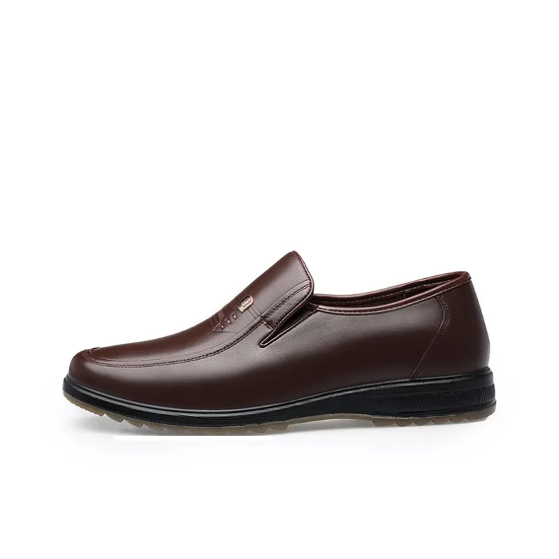 LAORENTOU Men's Casual Shoes Men Low Top Brown-21