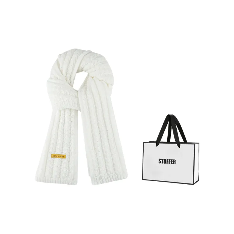 STUFFER Knit Scarves Unisex-15