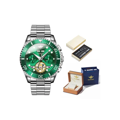 RERF Mechanical Movement Mens Watches Silver Dial