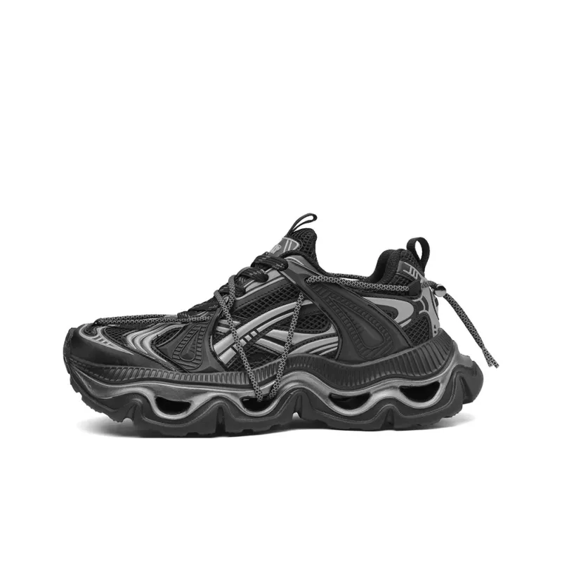 SK.TRIP Cushioning Abrasion Resistant Lightweight Height Increasing Mat Low Top Chunky Sneakers Men's Box-1