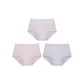 F Set-Soft Smiley Face-Purple+Pink+Blue (3 Pack)