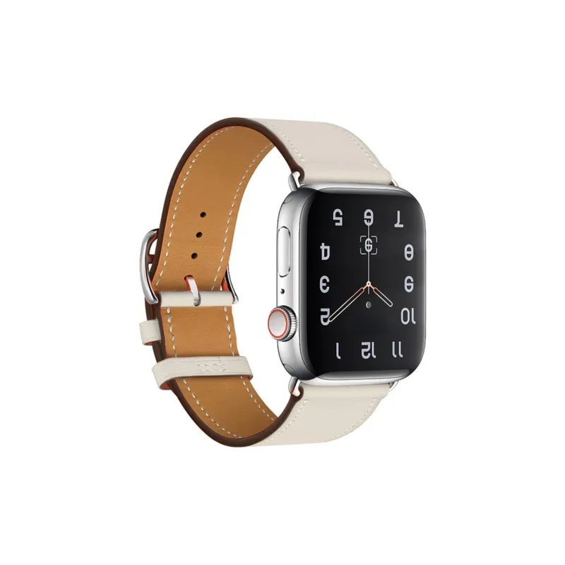 ZHENGGUANG Watch Band Apple Compatibility 41mm Genuine Leather Material-2