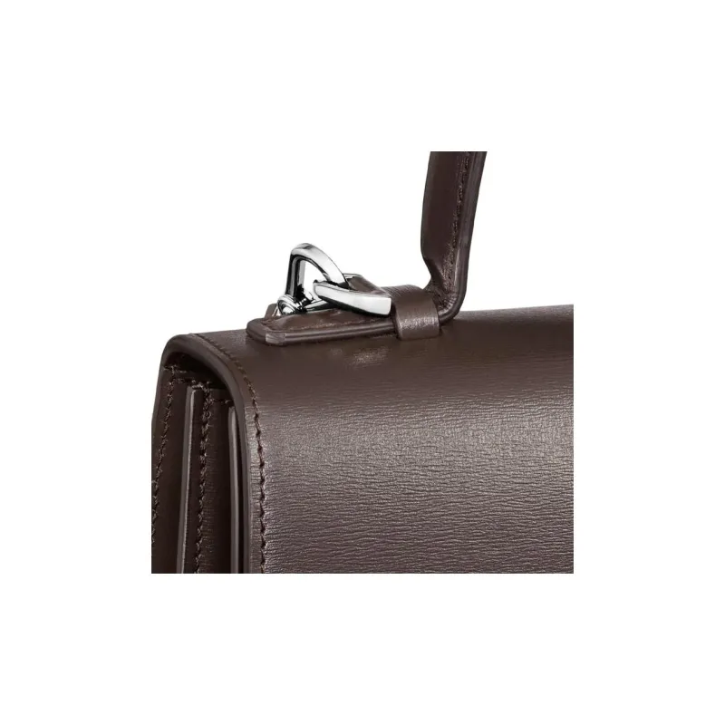 CARTIER Panthère De Cartier Calfskin Shoulder Bag Crossbody Bag Handbag Small Size Women's Brown-3