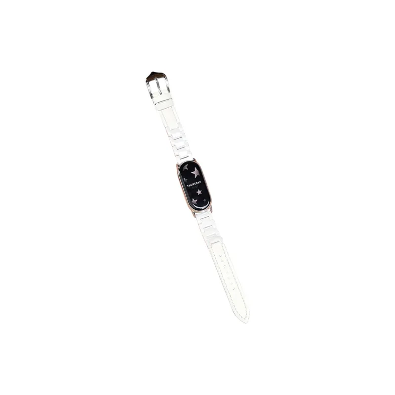 MSSM Xiaomi Compatibility Watch Band Ceramic, Genuine Leather Material-2