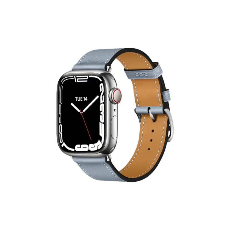 ZHENGGUANG Watch Band Apple Compatibility 41mm Genuine Leather Material-9