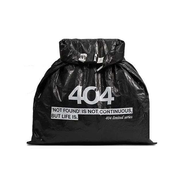 FANJI DuPont Paper Shake-It Bag Portable Storage Bag Unisex White/Black/Silver-5