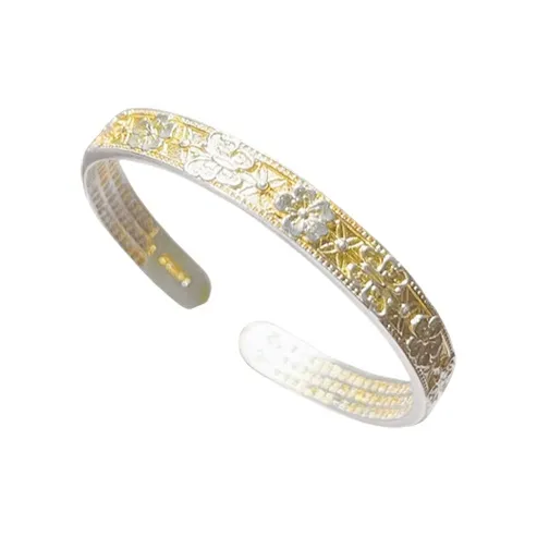 CUTE DAME S999 Sterling Silver Bracelets Women's Silver-0
