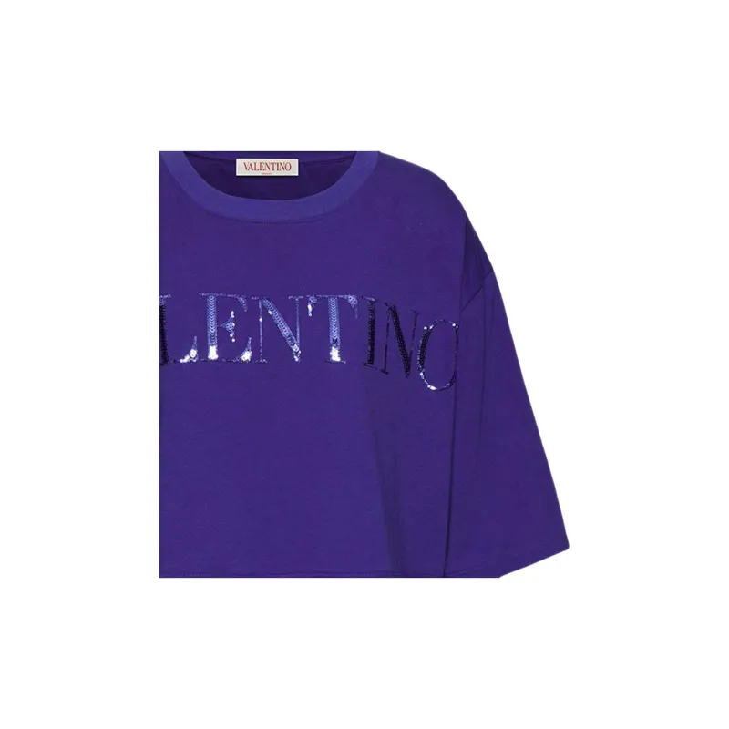 Valentino SS23 T-Shirt Women's Purple-3