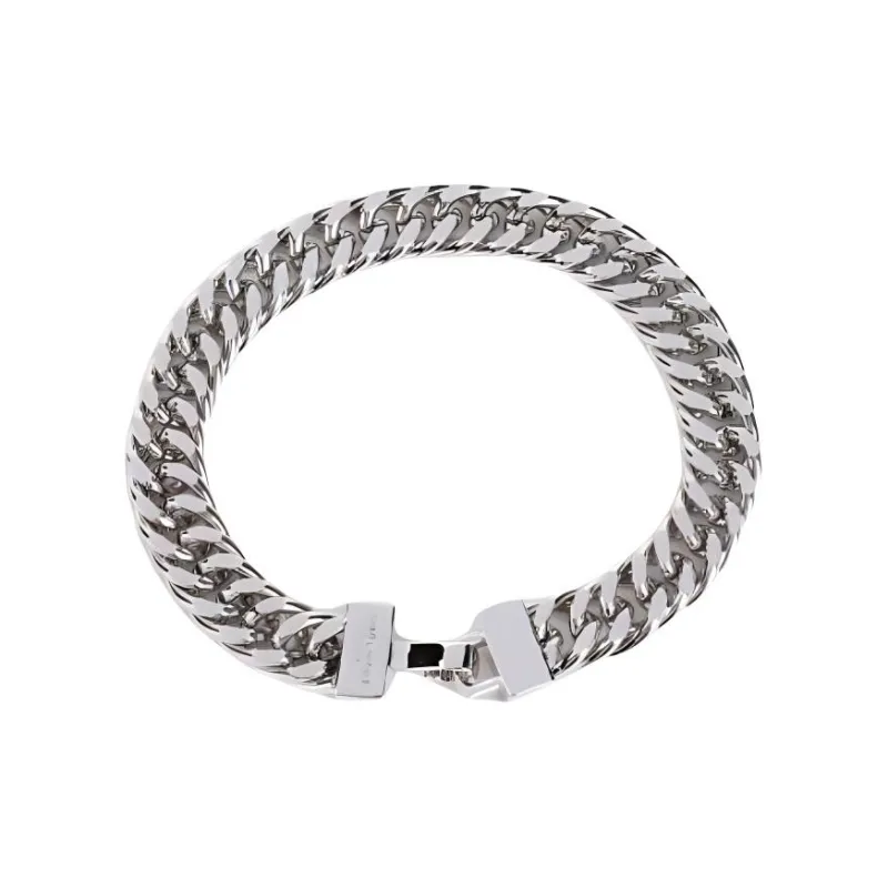 SAINT LAURENT Oversized Curb-Chain Bracelet-0