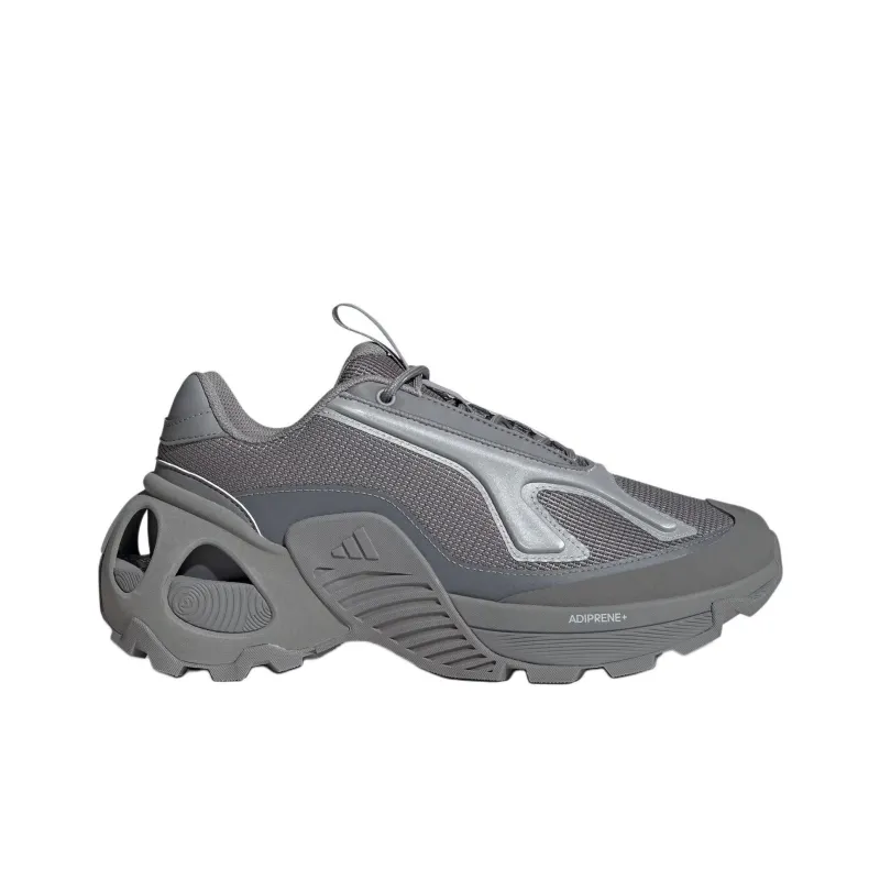 Adidas Wonder Runner Anti Slip Wear Resistant Low Top Casual Running Shoes Unisex Gray Silver-1