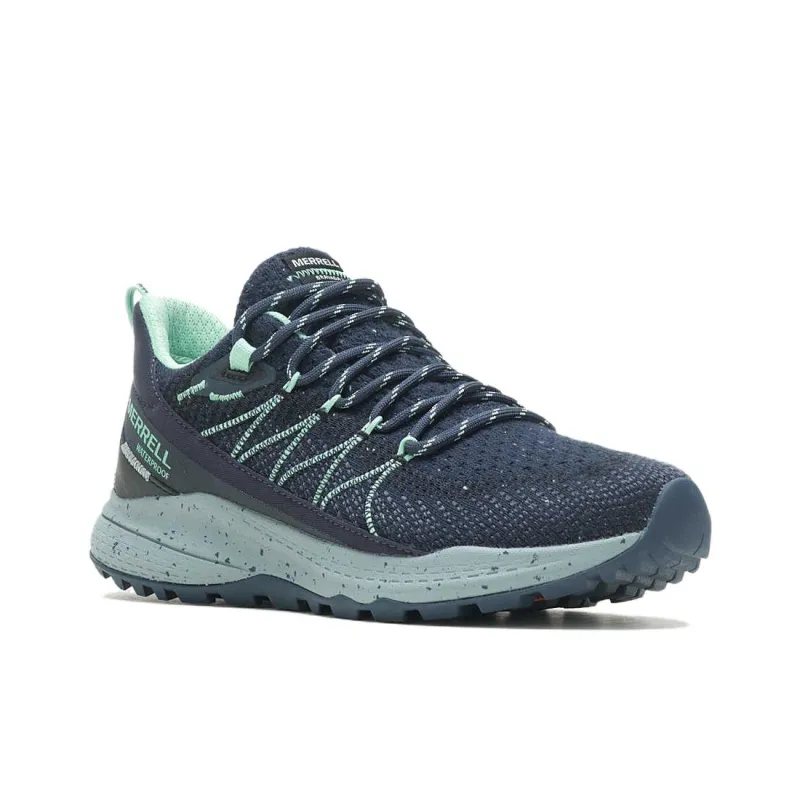 MERRELL Bravada 2 Anti-Slip Wear-Resistant Low-Top Trekking Shoes Women's Blue Black-2