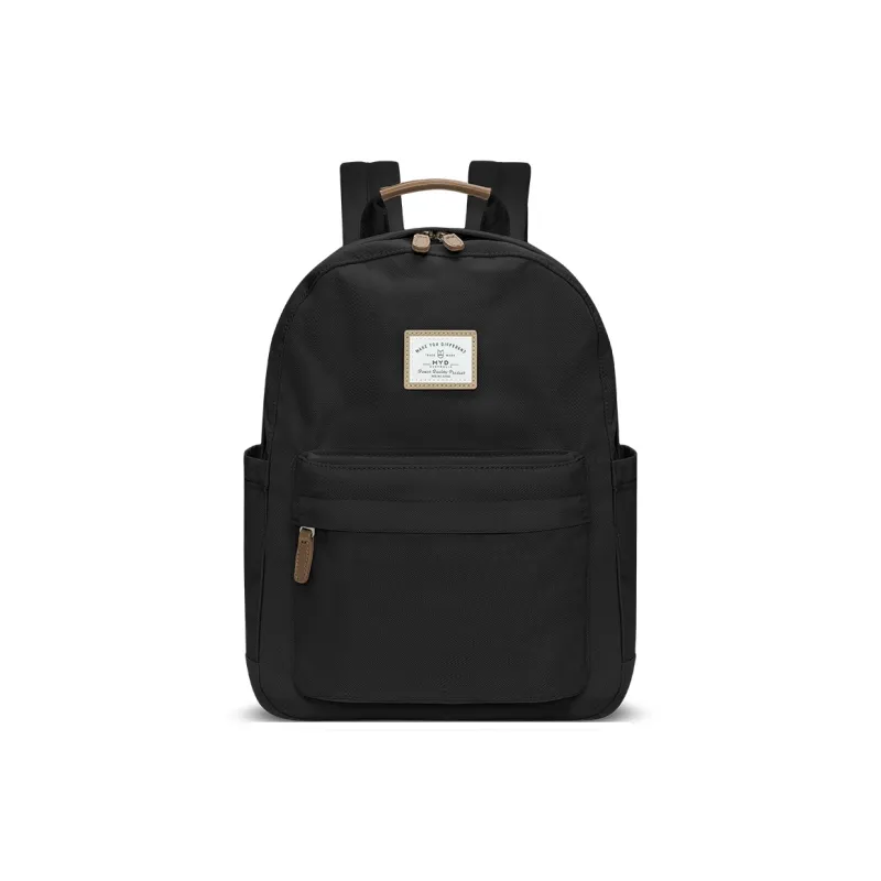 MYD Polyamide Laptop Backpack Regular Unisex Blackberry/Sunflower Seed Kiwi-10