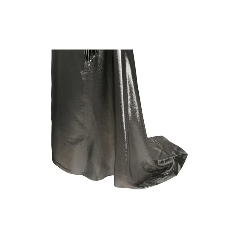 GUCCI Balloon sleeve Pleated Lamé Gown-5