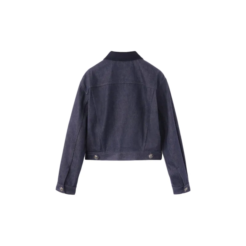 Loro Piana Denim Jacket Women's Blue-1