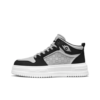 G.N.SHIJIA Anti Slip And Wear Resistant Lightweight Height Increasing Mid Top Skateboard Shoes Men's