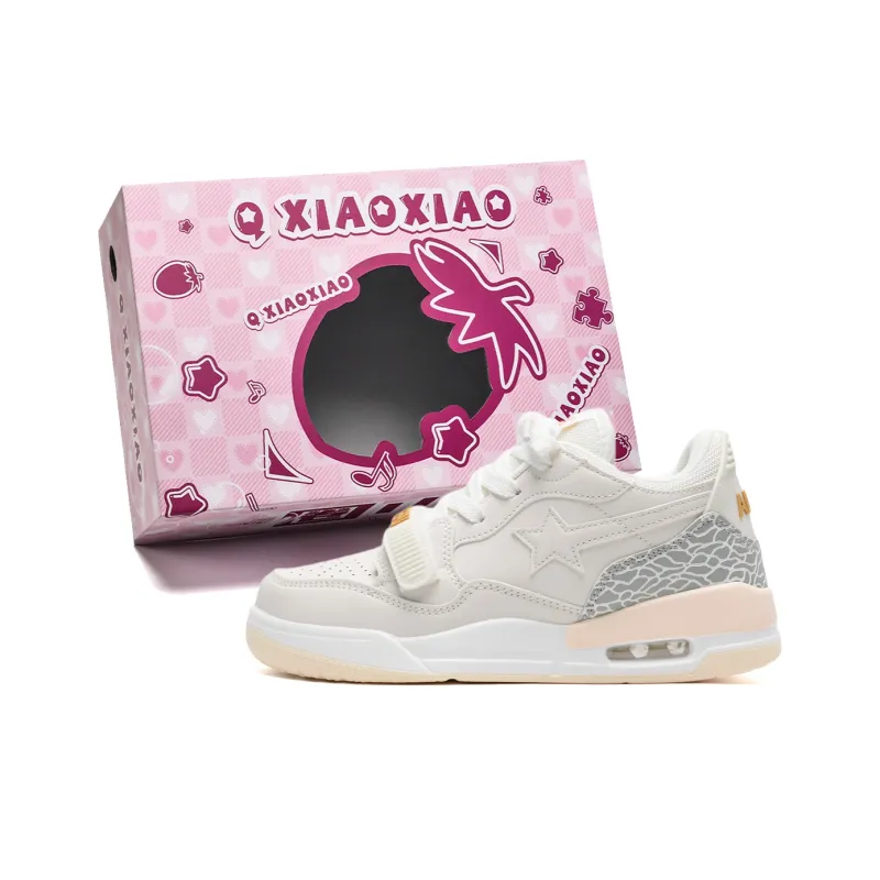 Circle Small Cushioning Coverage Wear-Resistant Lightweight Slip-Resistant Low-Top Skateboard Shoes Unisex-37