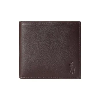 Polo Ralph Lauren Leather Wallet Men's Dark Brown