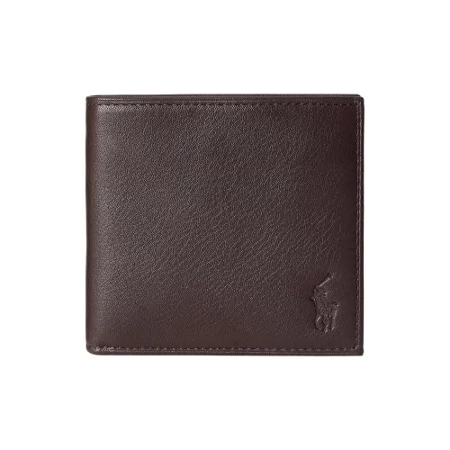 Polo Ralph Lauren Leather Wallet Men's Dark Brown