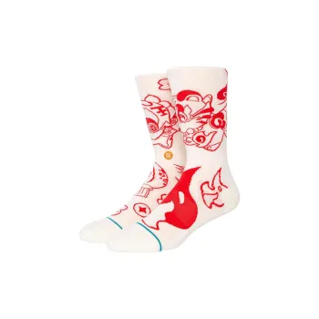Stance x MENGHUANXIYOU LIANMINGKUAN Mid Calf Socks Unisex 1 Pack Dominant New Year