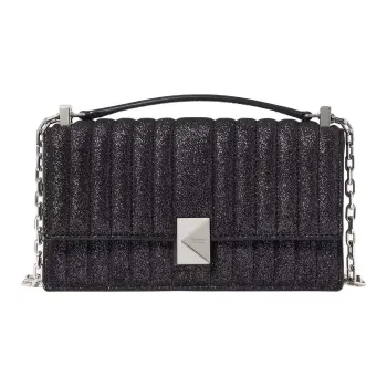 Kate Spade Sequins, Suede Shoulder Bag, Crossbody Bag, Handbag Mini Women's Black