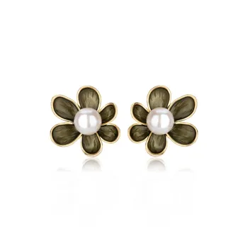 QLADY S925 Silver Stud Stud Earrings Women's