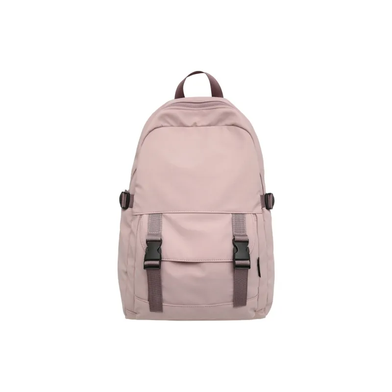 Travel Nylon Backpack Unisex Black/Gray/Khaki/Pink/Green/Purple-7
