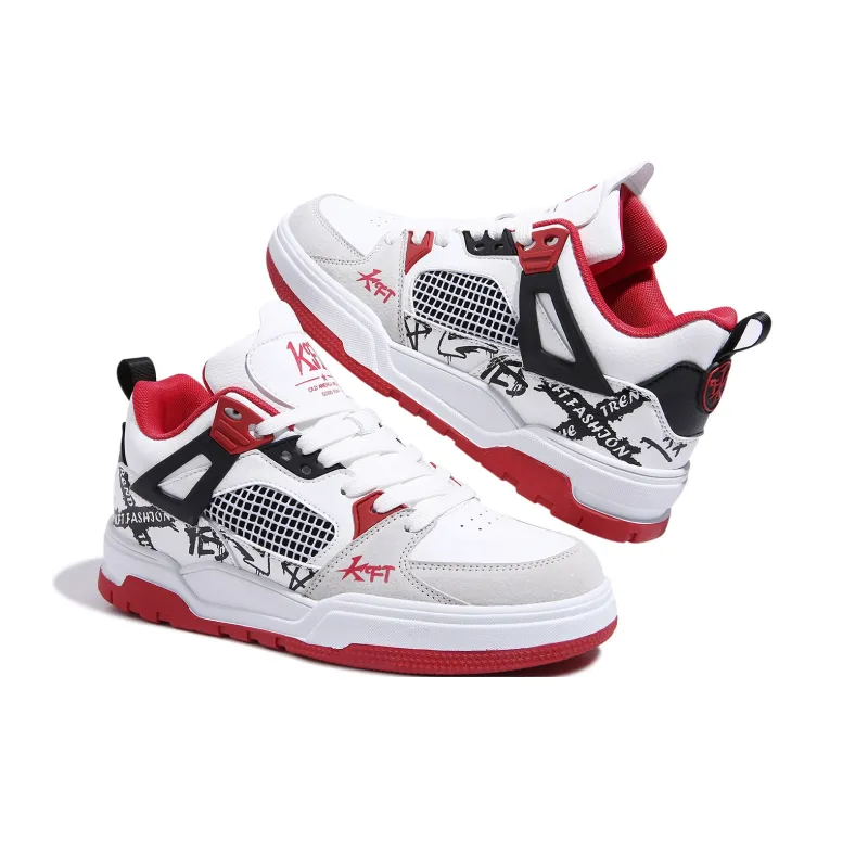 KFT Mica Anti Slip And Wear Resistant Height Increasing Low Top Skateboard Shoes Unisex-9