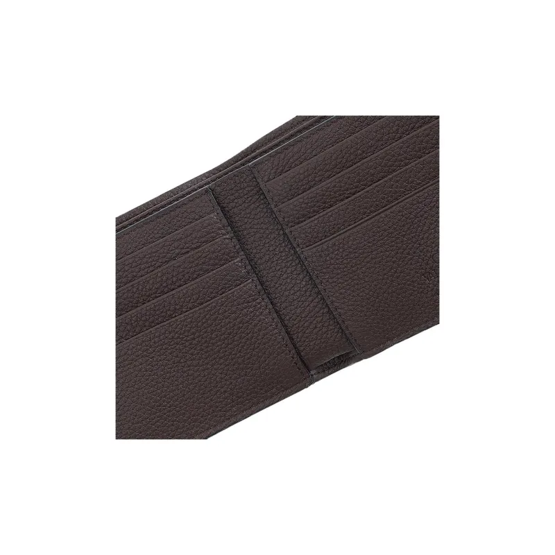 Valentino Calfskin Wallet Men's Dark Brown-7