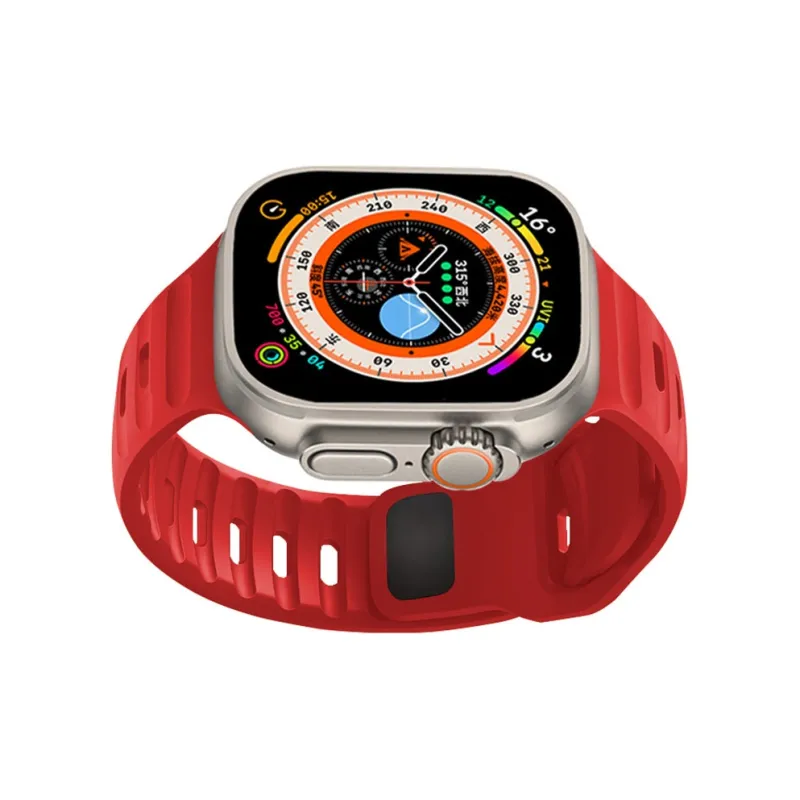 ZHENGGUANG Watch Band Apple Compatibility Silicone Material-16
