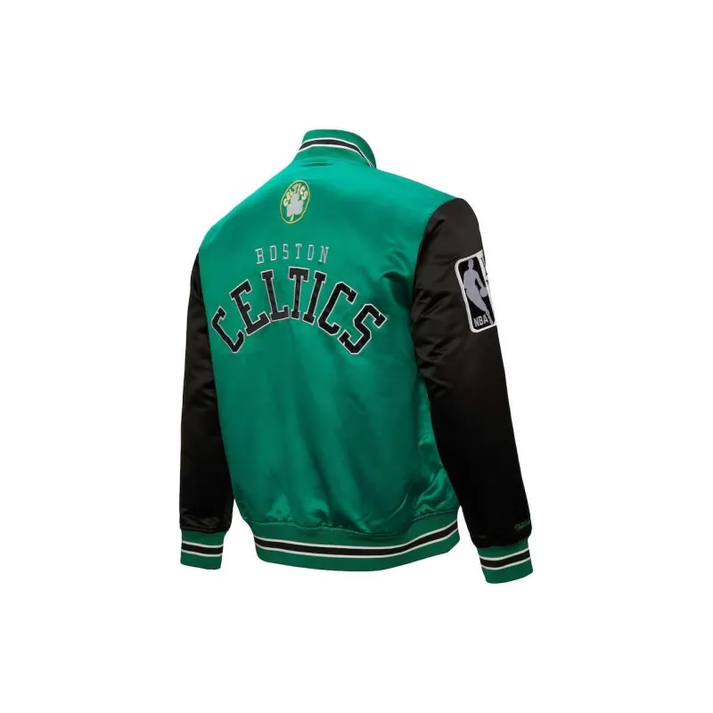 NBA x Mitchell & Ness Boston Celtics Team Jackets Coats Men's Green-1
