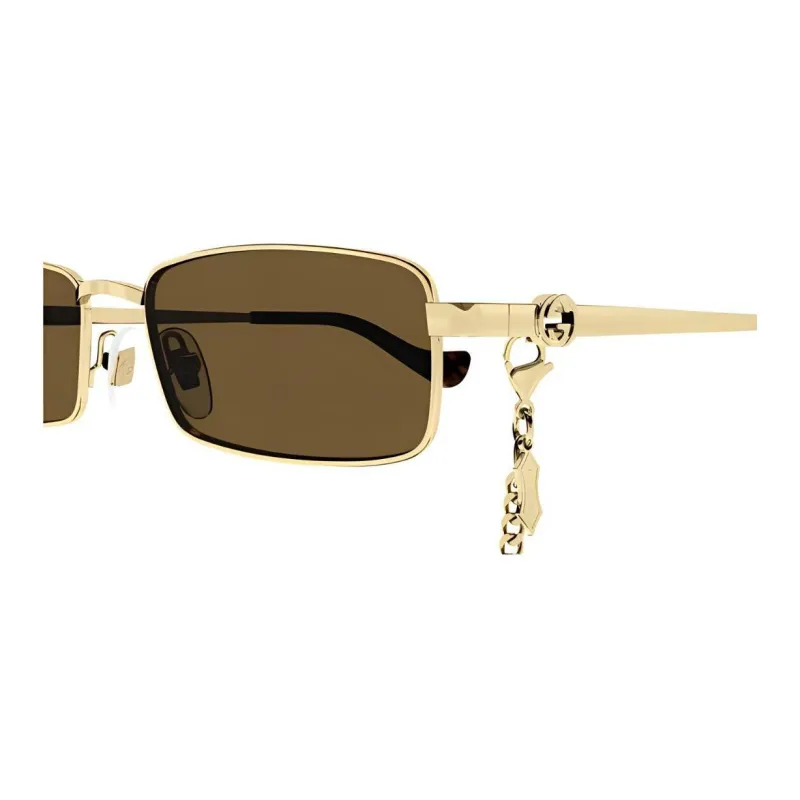 GUCCI Rectangle Frame Sunglasses-4