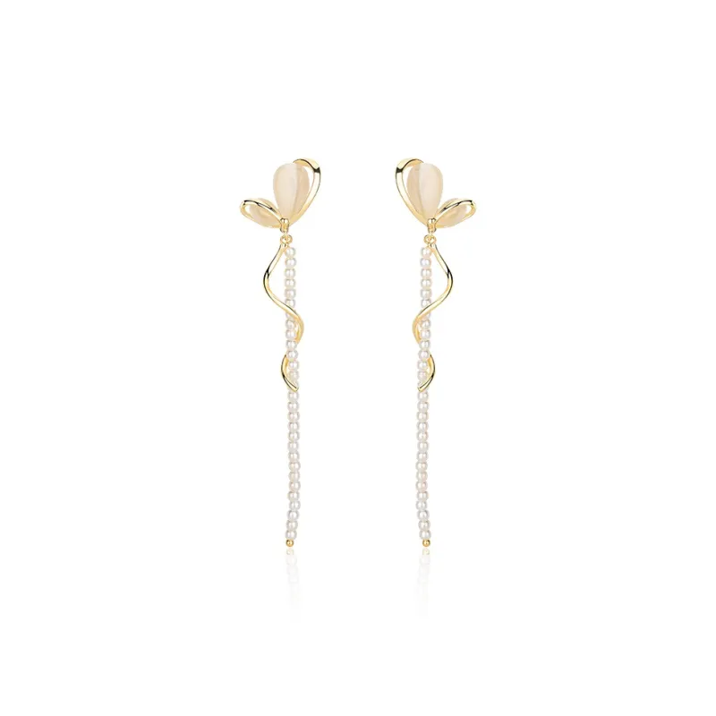 QLADY S925 Silver Stud Earrings Women's-0