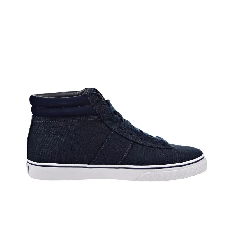 Polo Ralph Lauren Shaw High Top Skateboard Shoes Men's Blue-1