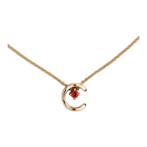 CHANEL Ruby Necklaces Women's Beige