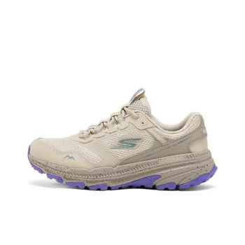 Skechers WOMEN'S GO Series Anti Slip Wear Resistant Low Top Trail Running Running Shoes Women's Beige