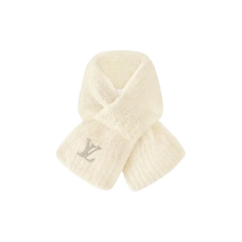 LOUIS VUITTON Wool Shawls Women's Beige-0