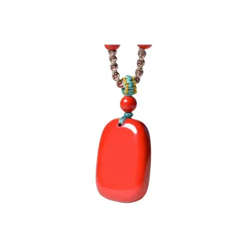 JUNWEN Cinnabar Necklaces Unisex