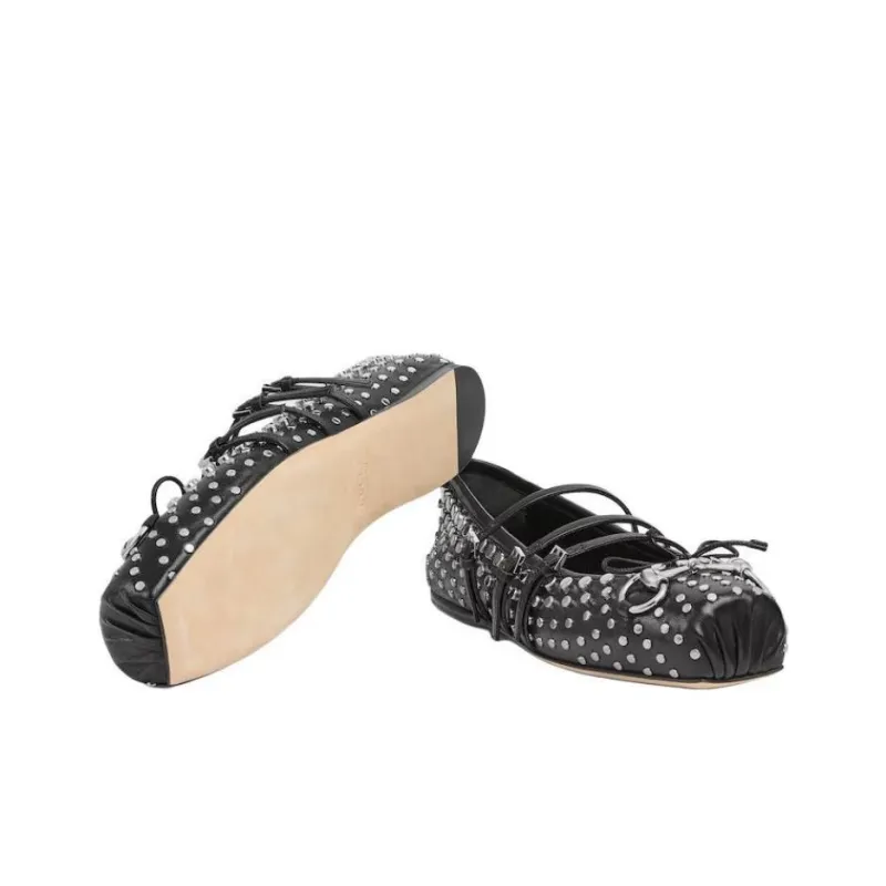 GUCCI Horsebit Casual Single Shoes Women's Black-5