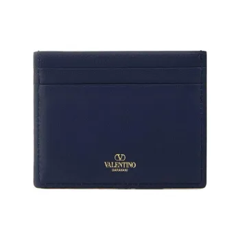Valentino Logo Printed Card Case