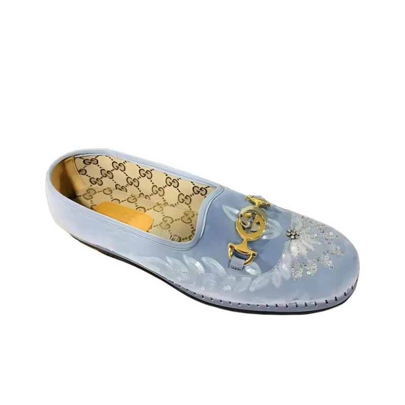 GUCCI Loafers Men Blue-1