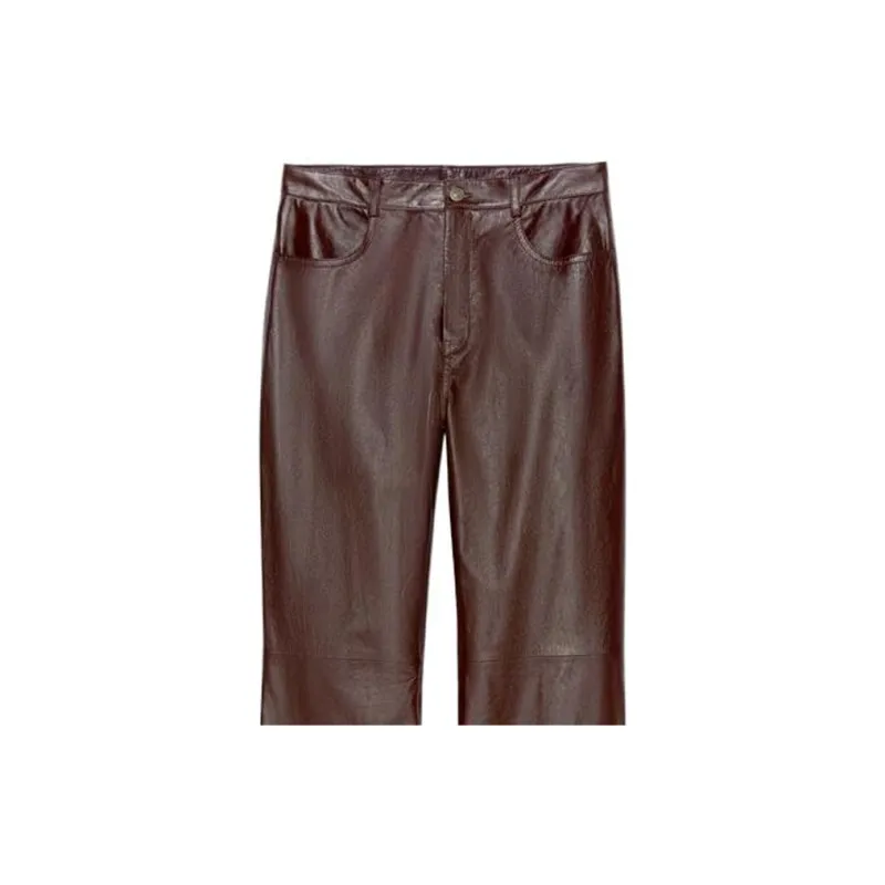 GUCCI Casual Pants Men Brown-4