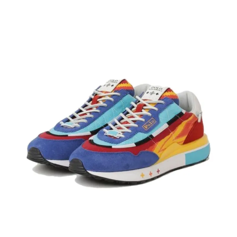 Polo Ralph Lauren Casual Shoes Unisex Red-4